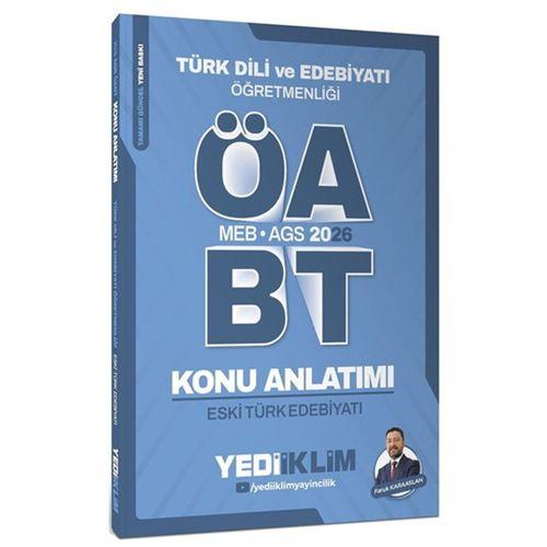 Yediiklim Kpss Öabt Türk Dili ve Edebiyatı Öğretmenliği Konu Anlatımı