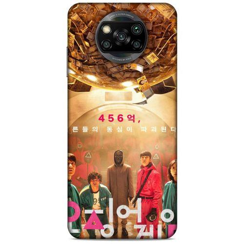 Xiaomi Redmi Poco X3 Uyumlu Kılıf Squid Game (4) Koruma Kılıfı Myung-Hee