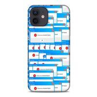 Retro (48) Desen Bumper Kılıf Renkli Apple iPhone 12 Kılıf