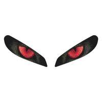 CF MOTO Cf Moto 250 Sr 2020 - 2024 Uyumlu Far Sticker Kırmızı