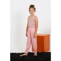 Kız Çocuk Sıfır Kol Gül Kurusu Penye Pijama Takım