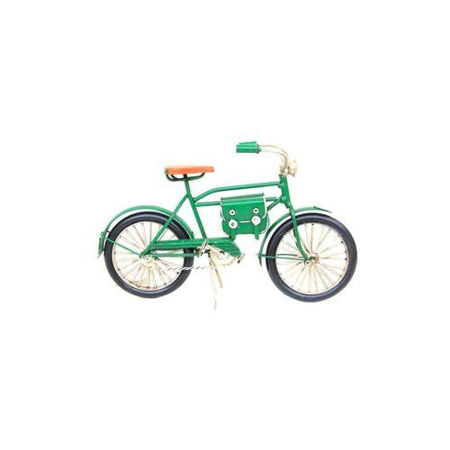 KICK SHOP Dekoratif Metal Bisiklet Çantalı Vintage Biblo Ev Ofis Hediyelik