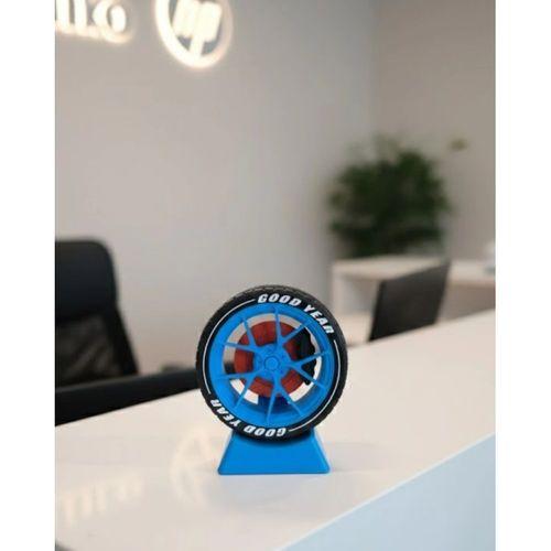 Modern Ofis Dekoru Jant Görünümlü Masa Üstü Aksesuar