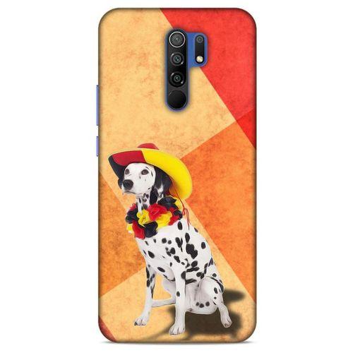 Xiaomi Redmi 9 Kılıf Köpek Kıyafetleri (19) Kılıfları Dalmaçyalı Şapka