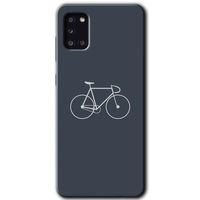 Galaxy A31 Kılıf HD Desen Baskılı Arka Kapak - Bike + Kırılmaz Cam