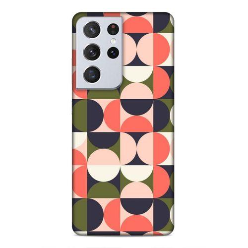 Samsung Galaxy S21 Ultra Uyumlu Kılıf Insomnia (42) Rugged Armor Kılıf Kare Daire