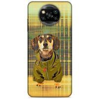 Xiaomi Redmi Poco X3 Kılıf Köpek Kıyafetleri (35) Fit Design Kılıf Beagle Palto