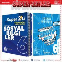 Örnek Akademi 6.Sınıf Sosyal Bilgiler Süper İkili ve Pruva Akademi Deneme Seti 3 Kitap