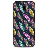 Samsung Galaxy J6 Plus Kılıf Desenli Özel Seri Tüyler (47) Crystal Flex Kılıf