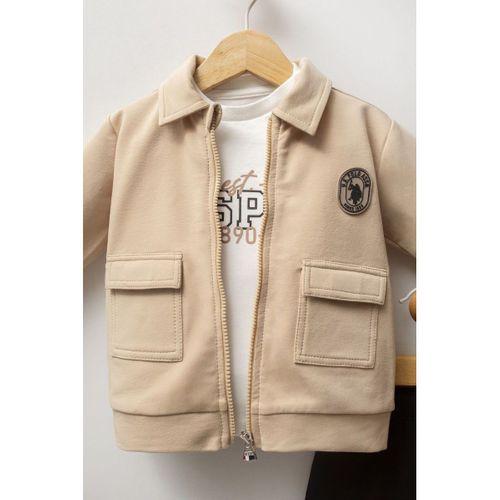 U.S.Polo U.S. Polo Assn 3'lü Takım USB2549 Bej