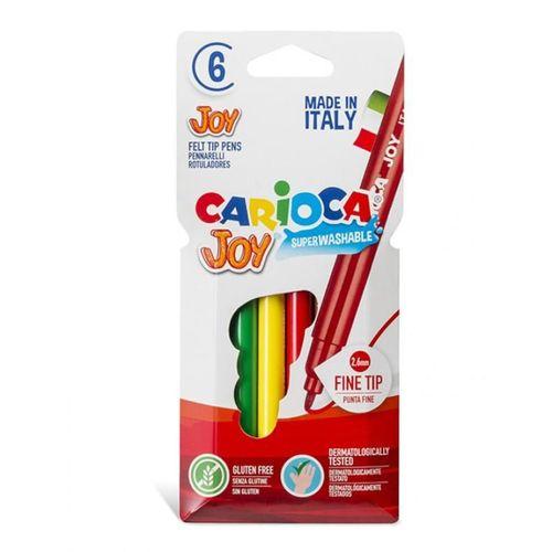 Carioca Carioca Joy Süper Yıkanabilir Keçeli Boya Kalemi 6lı