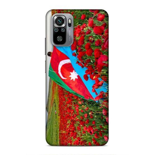 Xiaomi Redmi Note 10S Uyumlu Kılıf Azarbaijan (8) Baskılı Kılıf Azərbaycan Lale