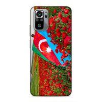 Xiaomi Redmi Note 10S Uyumlu Kılıf Azarbaijan (8) Baskılı Kılıf Azərbaycan Lale