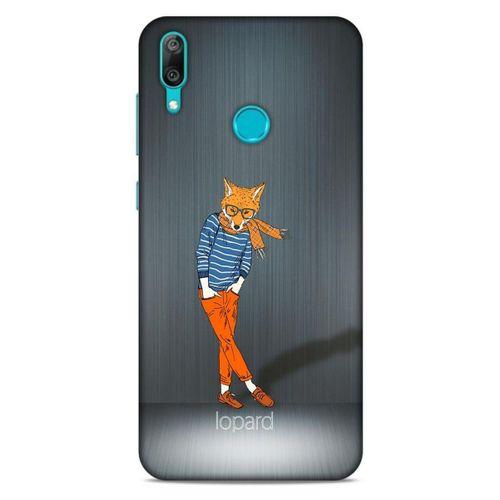 Huawei Y7 Prime 2019 Kılıf FunnyMaX (48) Bumper Kılıf Turuncu Tilki