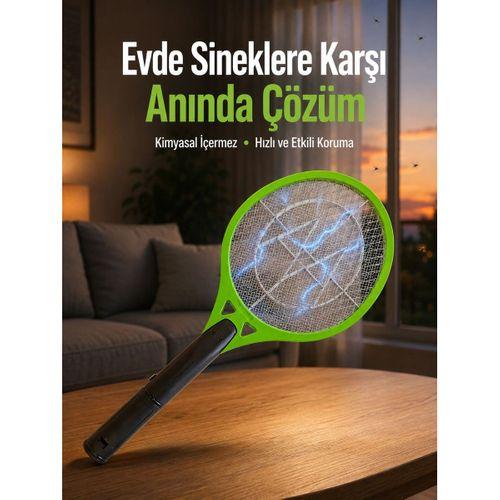 Çocuk Ve Evcil Hayvan Dostu Elektrikli Sinek Raketi | Güvenli Kullanım Yeni Nesil