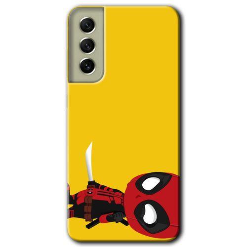 Samsung Galaxy S21 FE HD Baskılı Kılıf + 9D Tam Ekran Koruyucu - DeadPool 6