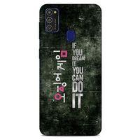 Samsung Galaxy M21 Uyumlu Kılıf Squid Game (35) Fit Design Kılıf Shou