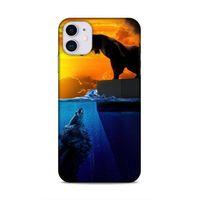 Apple Iphone 11 Uyumlu Kılıf BMovie (32) Soft Silikon Kılıf Godzilla