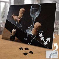 Şarap Mantarları Ve Tirbuşon 240 Parça Puzzle Yapboz-ks699255