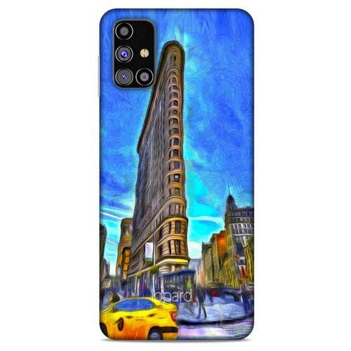 Samsung Galaxy M31s Kılıf Dünya Mimarisi (7) Telefon Kılıfı Flat Iron New York
