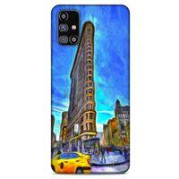 Samsung Galaxy M31s Kılıf Dünya Mimarisi (7) Telefon Kılıfı Flat Iron New York