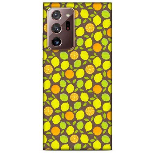 Frutix Turunç 01 Samsung Galaxy Note 20 Ultra Kılıf Desenli Silikon