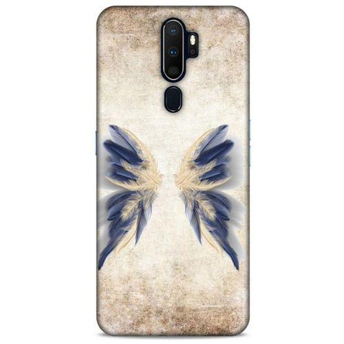 Oppo A5 2020 Kılıf Desenli Özel Seri Tüyler (17) Tasarım Kılıf
