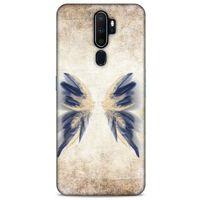 Oppo A5 2020 Kılıf Desenli Özel Seri Tüyler (17) Tasarım Kılıf