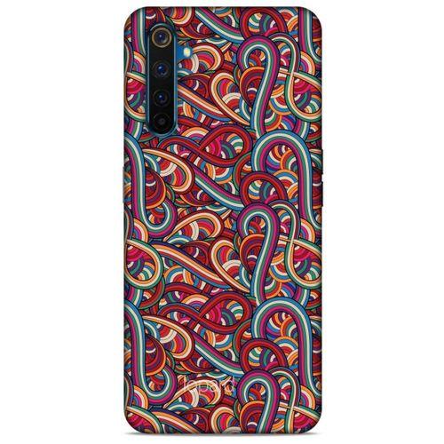 Oppo Realme 6 Pro Kılıf Pastel Renkler (35) Fit Design Kılıf Karışık Renkli