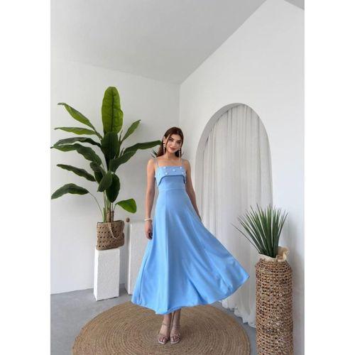 Acco Taş Detaylı Elbise