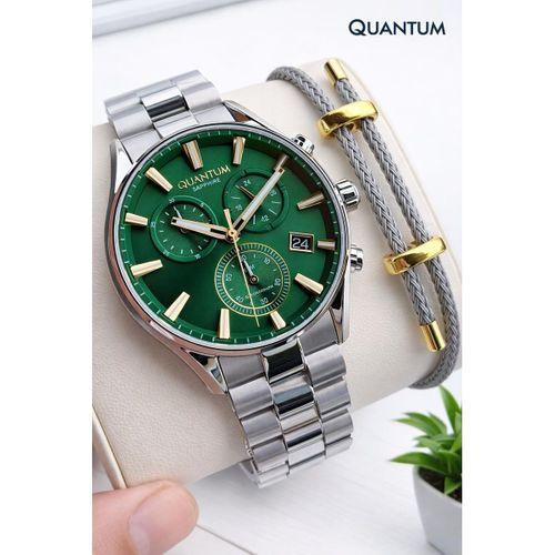 Quantum Sapphire Camlı İtalyan Bileklik Hediyeli 2 Yıl Garantili 10 Atm Erkek Kol Saati 1193.370