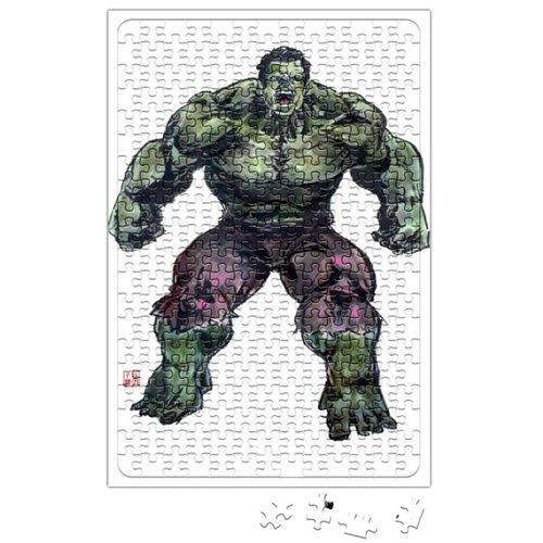 Hulk Mad Roar Marvel Superhero Power Bruce Puzzle 240 Parça