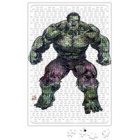 Hulk Mad Roar Marvel Superhero Power Bruce Puzzle 240 Parça