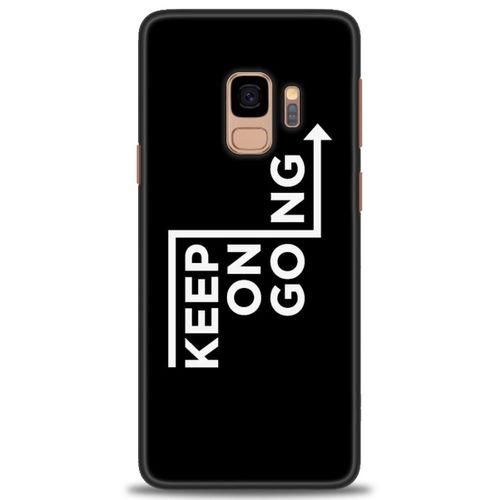 Samsung Galaxy S9 Kılıf HD Baskılı Kılıf - Keep On Going + Tam Ekran Koruyucu