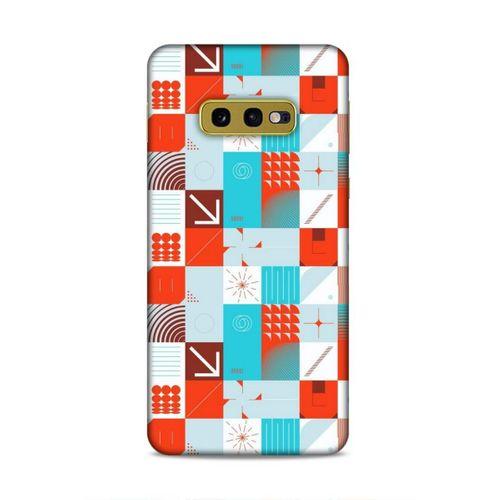 Samsung Galaxy S10e Uyumlu Kılıf Insomnia (33) Hybrid Kılıf Turkuaz Kırmızı