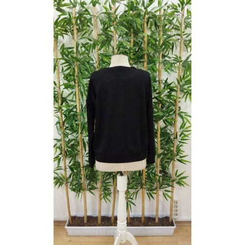 Kadın Uzun Kollu Bisiklet Yaka Desenli Viskon Iki Iplik Bluz