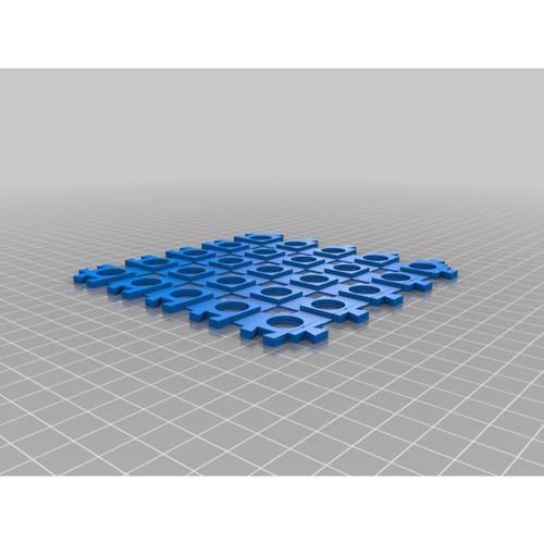 WS2811 için Matrix Izgara 3D Baskı (Bu ürün Sadece Plastik parçadır - Almadan Önce Soru Sorabilirsiniz)