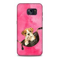 Samsung Galaxy S7 Edge Kılıf Köpek Kıyafetleri (2) Kabı French Bulldog Çanta