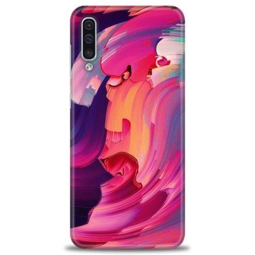 Samsung Galaxy A50S Kılıf HD Baskılı Kılıf - Renkler + Tam Ekran Koruyucu