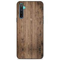 Lopard Oppo Realme 6i Uyumlu Kılıf Wood'X (6) Silikon Kılıf Desenli
