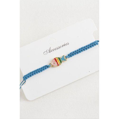 Balık Makrome Örgülü Bileklik