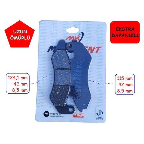 MONDİAL Mondial Ön Fren Disk Balatası Fa707 Mtk Rks Des 125 Prostreet 125