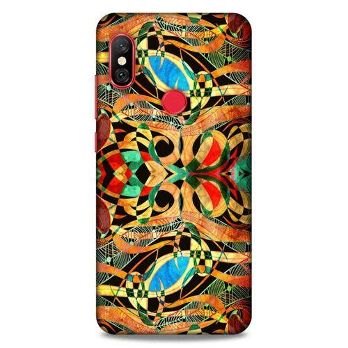 Lopard Xiaomi Mi A2 Lite Uyumlu Kılıf Manipülasyon ☻ (8) Baskılı Kılıf Desenli