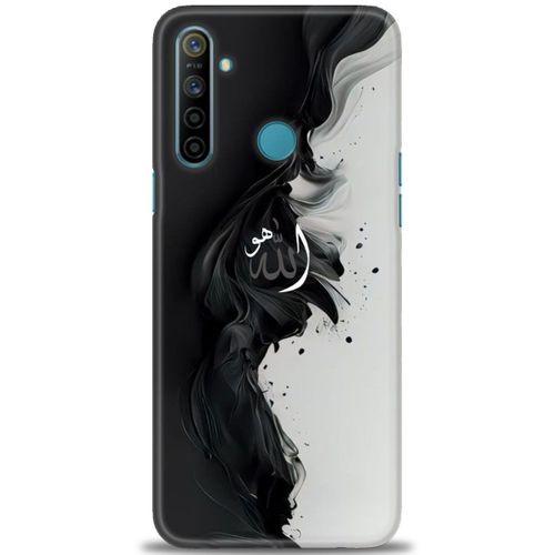 Realme C3 Kılıf HD Baskılı Kılıf - Siyah ve Beyaz + Tam Ekran Koruyucu