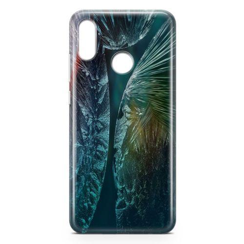 Huawei P Smart 2019 Kılıf Cam Kırıkları Arka Kapak Koruma Desenli Full Koruyucu
