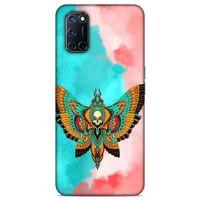 Lopard Oppo A72 Uyumlu Kılıf Tattoo's (21) Koruyucu Kapak İskelet Kelebek