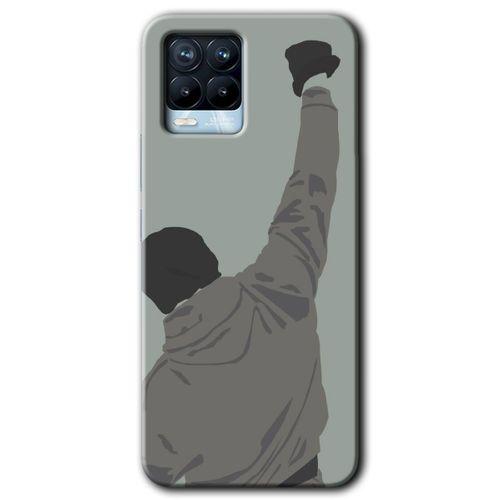 BeRa Aksesuar Realme 8 Kılıf Baskılı Kapak - Artwork Wide +Tam Kaplayan Mat Seramik