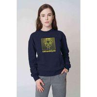 Orphaned Land All Is One Baskılı Indigo Mavi Kadın Sweatshirt