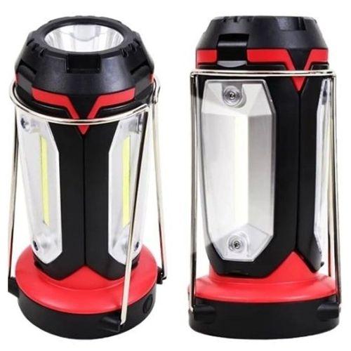 Polizei P-8801 Şarjlı Katlanabilir 3xcob Led+ 3w Led Çok Fonksiyonlu Kamp Feneri