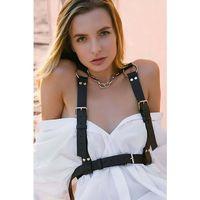 Halka Detaylı Omuzdan Askılı Ayarlanabilir Şık Deri Kemer - Brf650